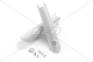 UFO FORK SLIDER PROTECTORS HUSQVARNA TC/FC WHITE
