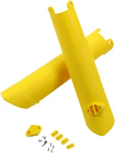 UFO FORK SLIDER PROTECTORS HUSQVARNA TC/FC YELLOW