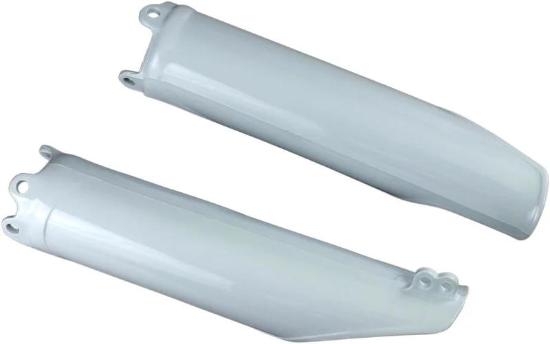 UFO FORK SLIDER PROTECTORS HONDA CRF450R/RX WHITE