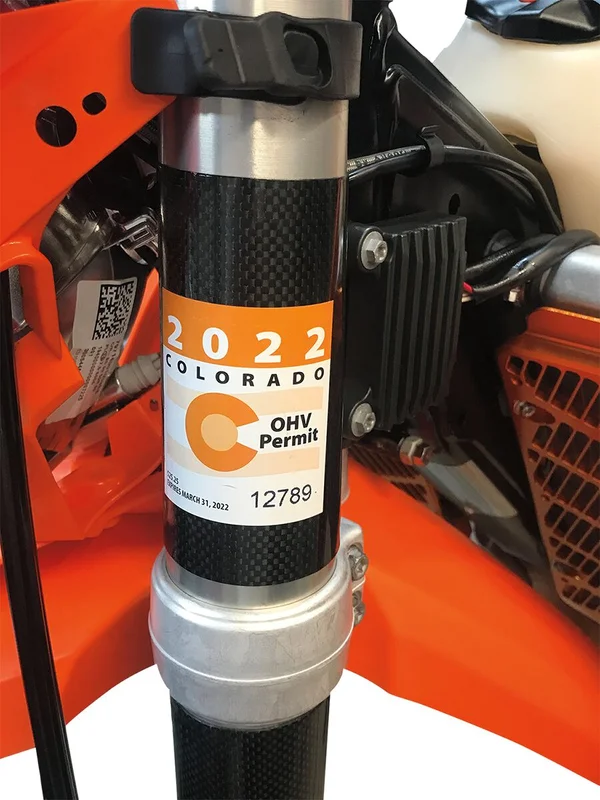 Moose Offroad CARBON REGISTRATION WRAP