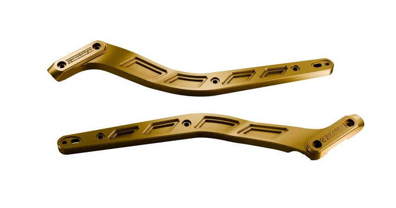 HeinzBikes Performance fender struts. Gold