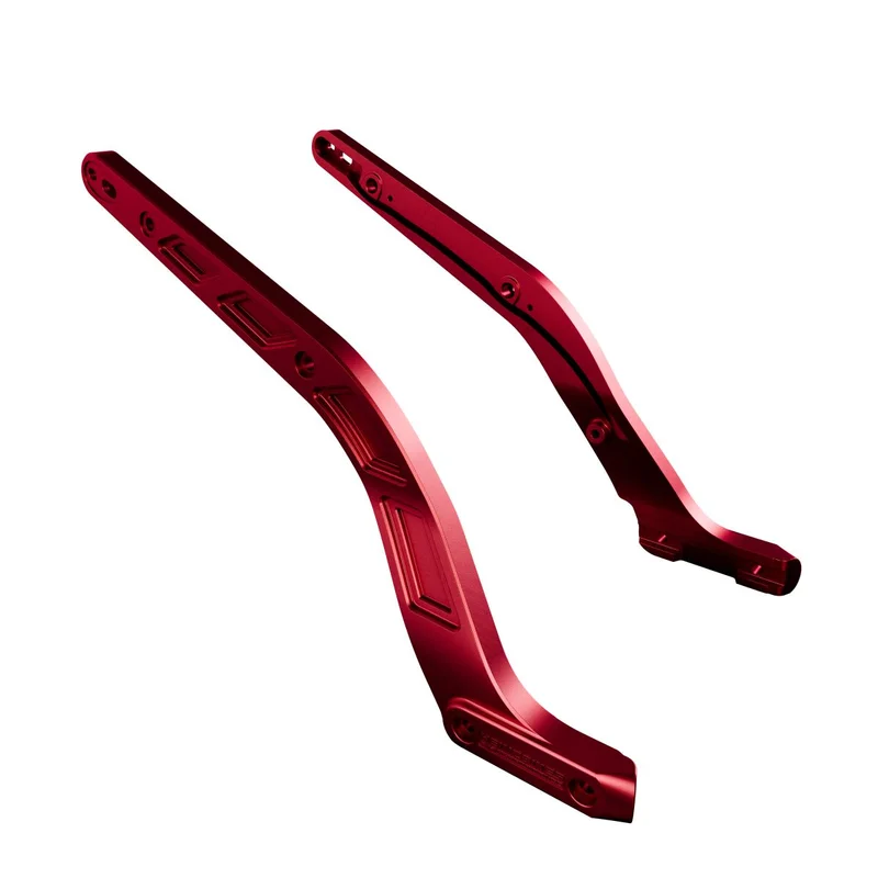 HeinzBikes Performance fender struts. Red