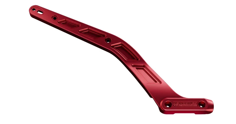 HeinzBikes Performance fender struts. Red