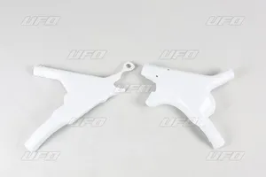 UFO FRAME GUARDS HONDA CR125/250 WHITE