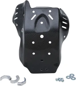 MOOSE OFFROAD HARD-PARTS SKID PLATE CARBN FIB HUSQ