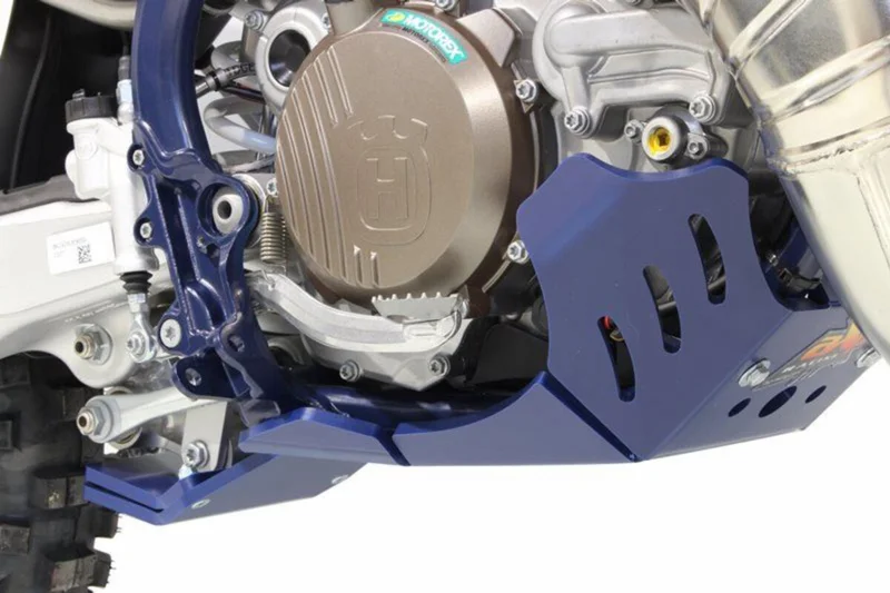 AXP RACING XTR SKIDPLATE 8MM HUS TE250-300 BLUE