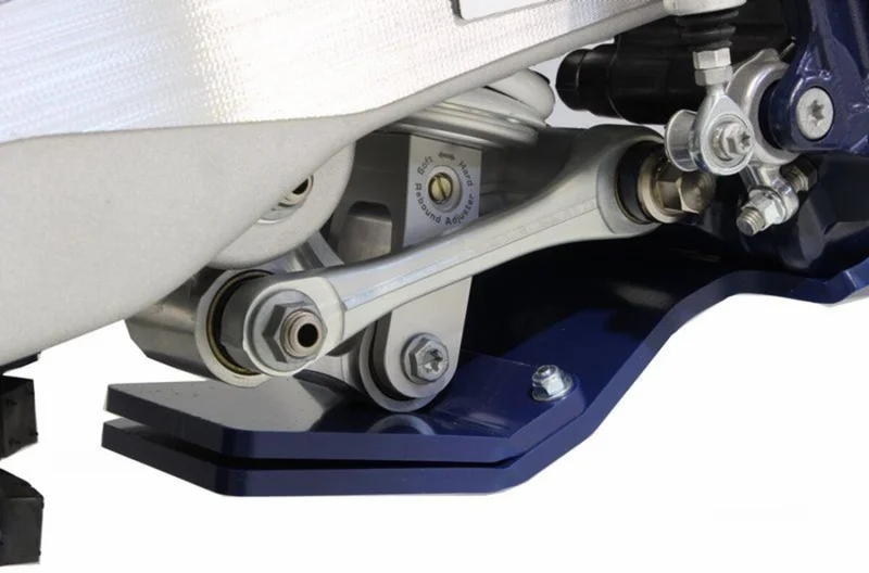 AXP RACING XTR SKIDPLATE 8MM HUS TE250-300 BLUE