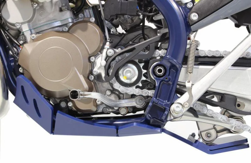 AXP RACING XTR SKIDPLATE 8MM HUS TE250-300 BLUE