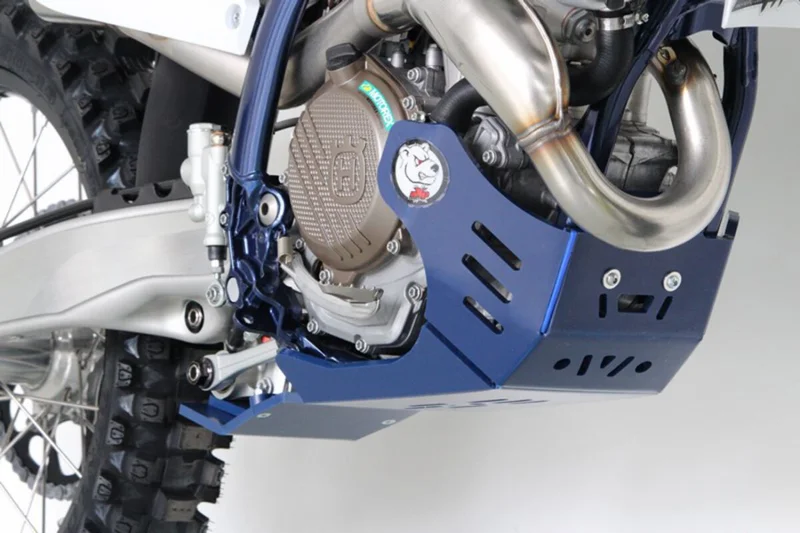 AXP RACING XTR SKIDPLATE 8MM HUS 250-350 FC-FX BLUE
