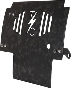Thrashin Supply Co. PLATE SKID CARBON FORGED W/BLA