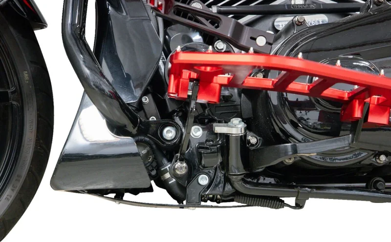 Thrashin Supply Co. PLATE SKID CARBON FORGED W/BLA