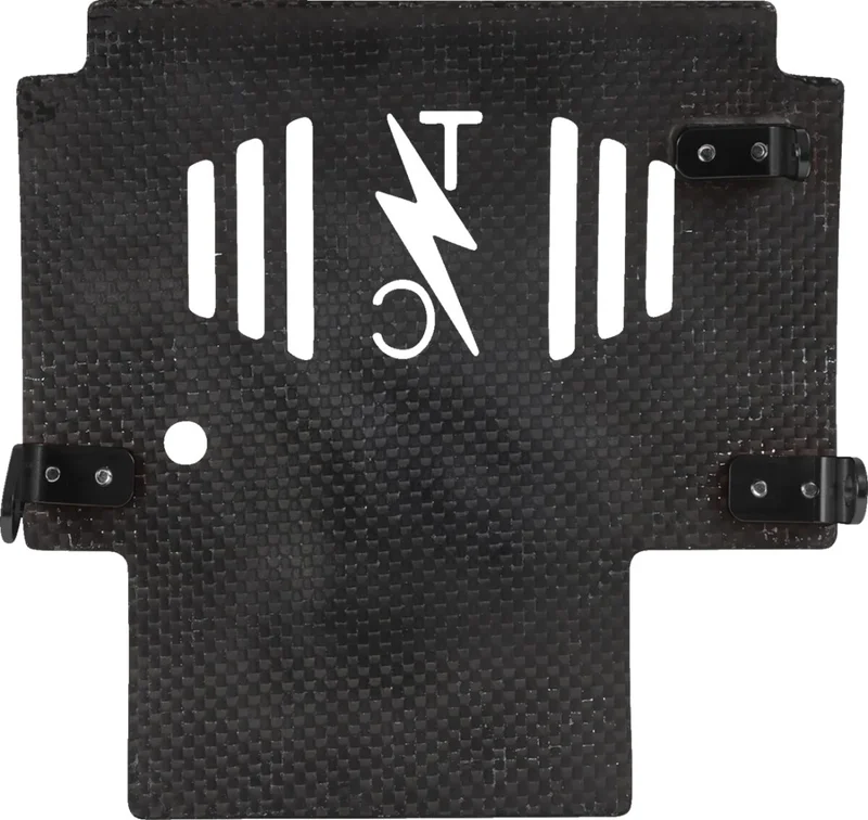 Thrashin Supply Co. PLATE SKID CARBON FORGED W/BLA
