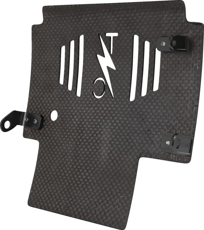 Thrashin Supply Co. PLATE SKID CARBON FORGED W/BLA