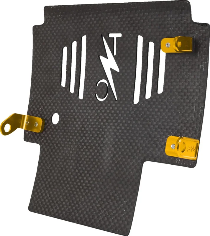 Thrashin Supply Co. PLATE SKID CARBON FORGED W/GOL