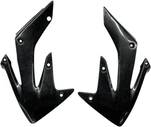 UFO RADIATOR COVERS HONDA CRF250R/X BLACK