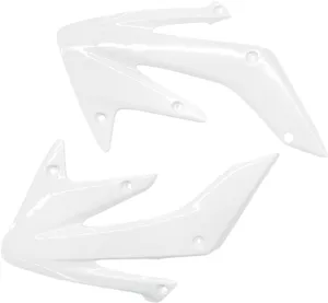 UFO RADIATOR COVERS HONDA CRF250R/X WHITE