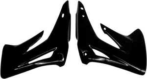 UFO RADIATOR COVERS HONDA CR85 BLACK