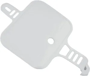 UFO FRONT NUMBER PLATE HONDA CRF50 WHITE