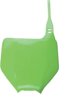 UFO FRONT NUMBER PLATE KAWASAKI KX125/250 KX-GREEN