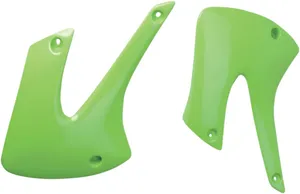 UFO RADIATOR COVERS KAWASAKI KX85 KX-GREEN