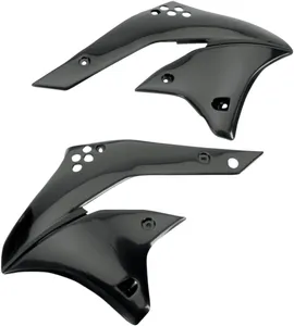 UFO RADIATOR COVERS KAWASAKI KXF250 BLACK