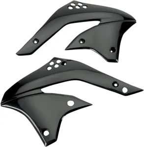 UFO RADIATOR COVERS KAWASAKI KXF450 BLACK