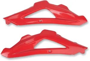 UFO UPPER RADIATOR COVERS HUSQVARNA CR/WR/TE/TC RED