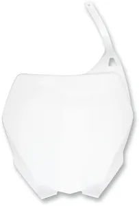 UFO FRONT NUMBER PLATE YZ/YZF WHITE