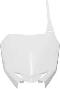 UFO FRONT NUMBER PLATE SUZUKI RMZ250/450 WHITE