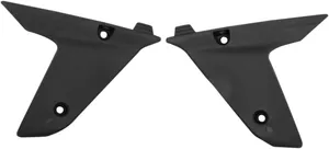 UFO LOWER RADIATOR COVERS HUSQVARNA TE/TC 250/310/450/510 BLACK