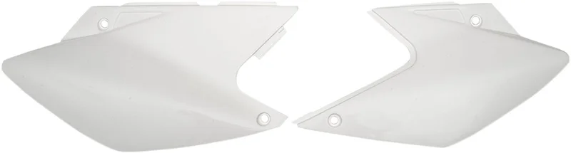 UFO SIDE PANELS KAWASAKI KLX 450R WHITE