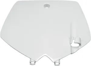 UFO FRONT NUMBER PLATE KTM 65SX WHITE