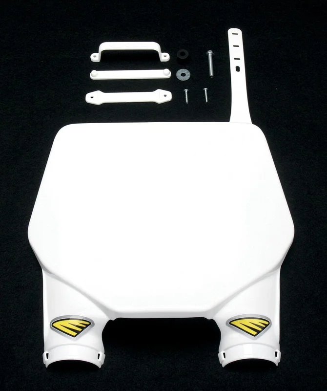 CYCRA STADIUM FRONT NUMBER PLATE HONDA WHITE