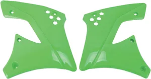 UFO RADIATOR COVERS KAWASAKI KXF250 KX-GREEN