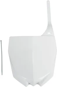 UFO FRONT NUMBER PLATE YAMAHA YZ250/450F WHITE