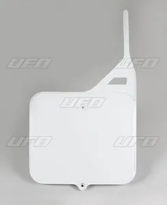 UFO FRONT NUMBER PLATE TM-RACING 80-125-250 WHITE