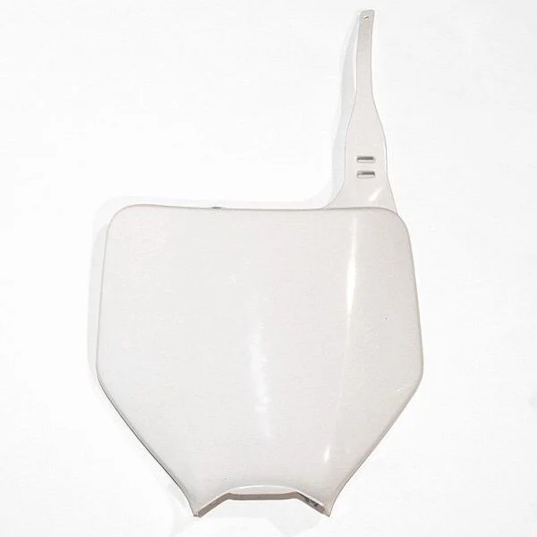 UFO FRONT NUMBER PLATE SUZUKI RMZ250 WHITE