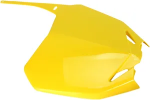 UFO FRONT NUMBER PLATE SUZUKI RMZ250/450 RM-YELLOW