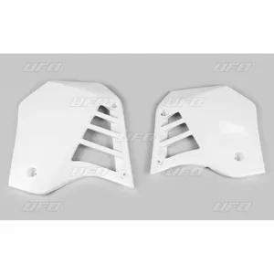 UFO RADIATOR COVERS YAMAHA YZ125 WHITE