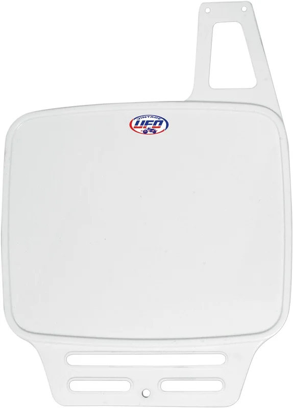 UFO VINTAGE UNI FRONT NUMBER PLATE (79-89) WHITE