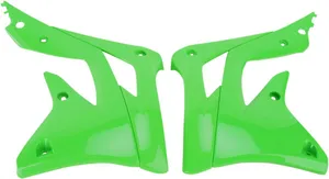 UFO RADIATOR COVERS KAWASAKI KXF450 KX-GREEN