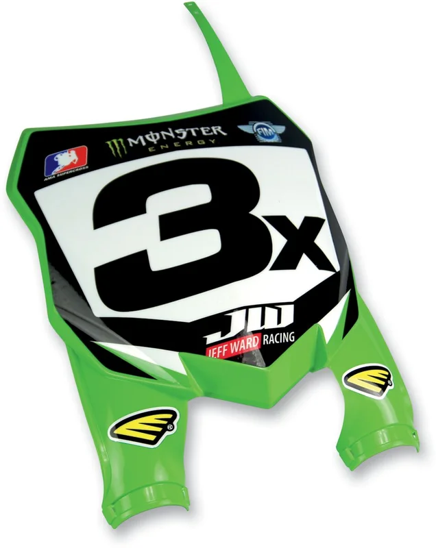 CYCRA STADIUM FRONT NUMBER PLATE KAWASAKI GREEN