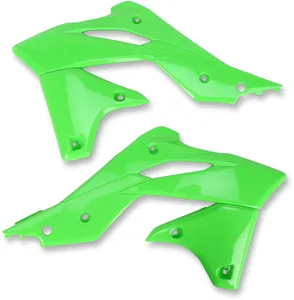 UFO RADIATOR COVERS KAWASAKI KXF250 KX-GREEN