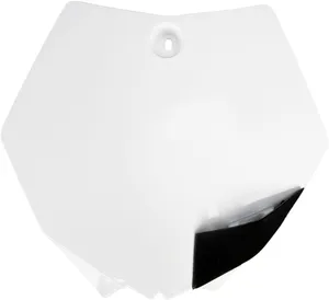 UFO FRONT NUMBER PLATE KTM 85/105 WHITE