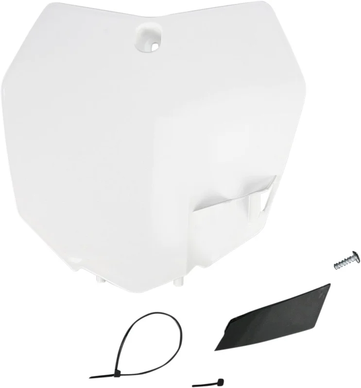 UFO FRONT NUMBER PLATE KTM SX/SX-F WHITE