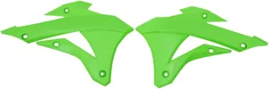 UFO RADIATOR COVERS KAWASAKI KX85 KX-GREEN