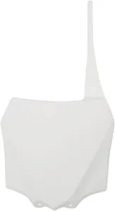 UFO FRONT NUMBER PLATE KAWASAKI KX85 WHITE