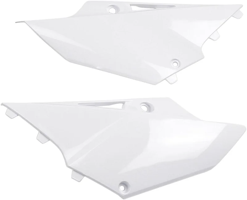 UFO SIDE PANELS YAMAHA YZ125/250 WHITE