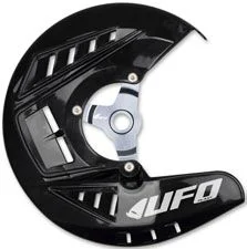 UFO FRONT DISC COVER KIT HUSQVARNA TC/TE/FC/FE BLACK