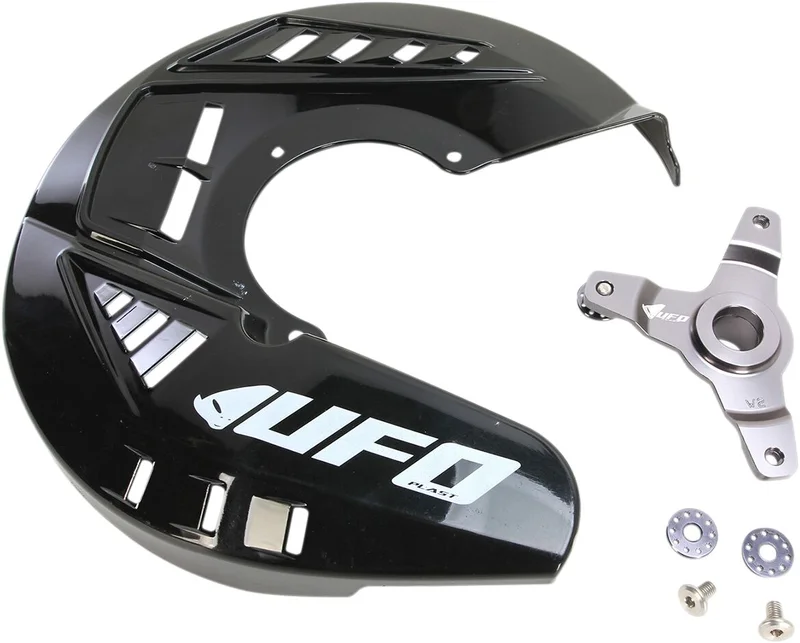 UFO FRONT DISC COVER KIT KAWASAKI KXF250/450 BLACK